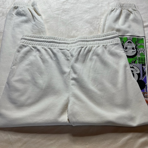 Disney 100 Yr XXL White Track Jogger Pants NWOT - Picture 6 of 12